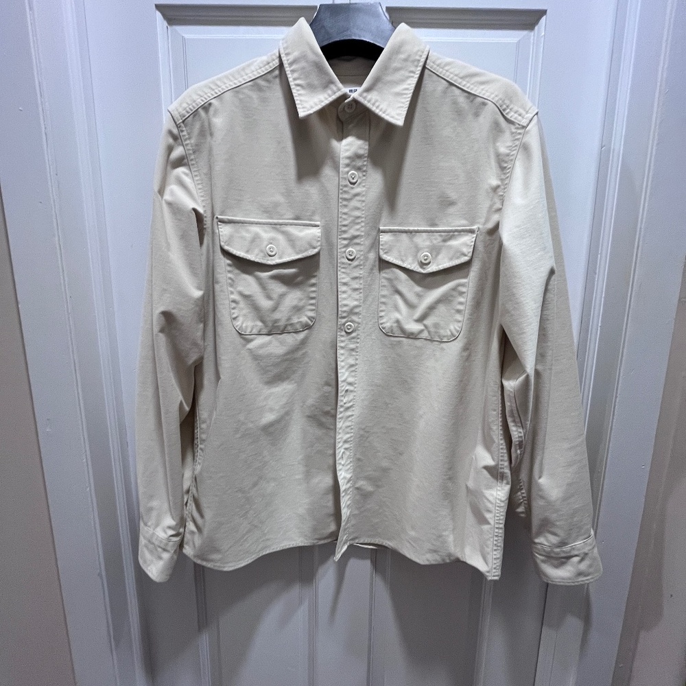 Uniqlo Jersey Utility Long-Sleeve Overshirt
